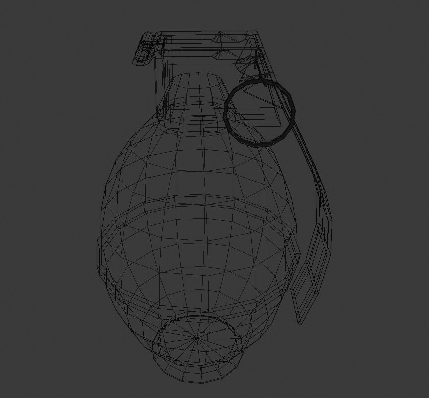Grenade Pack Low-poly 3D model_8