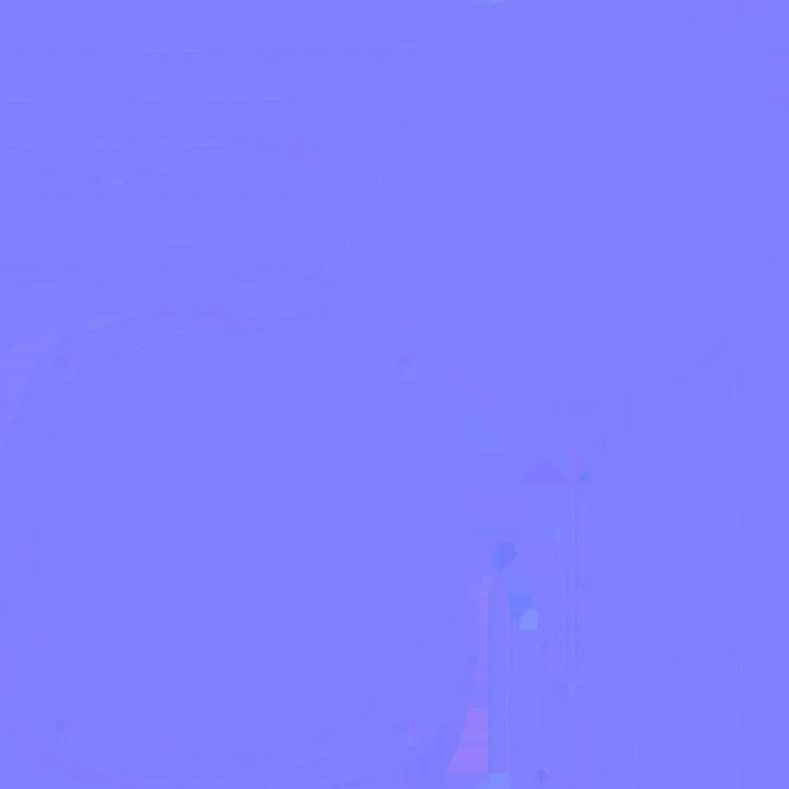 US AIR SPEED INDICATOR Low-poly 3D model_7