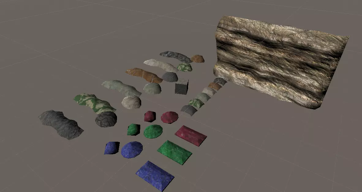 Open Cover Rocks and Gems and and GeoCliff with LOD Low-poly 3D model_0