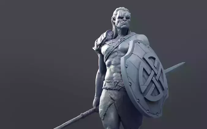 Orc Warrior  3D print model