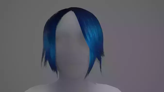 HAIR GAME READY haired mannequin