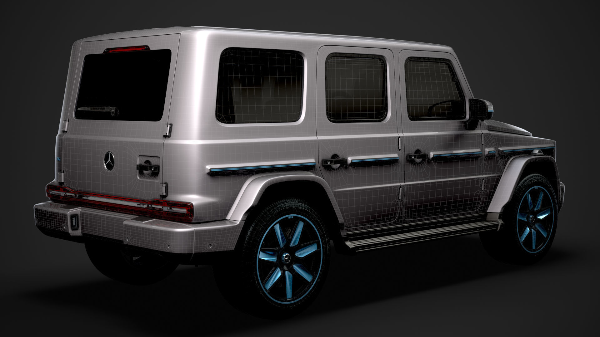 Mercedes Benz EQG 2022 3D model_30