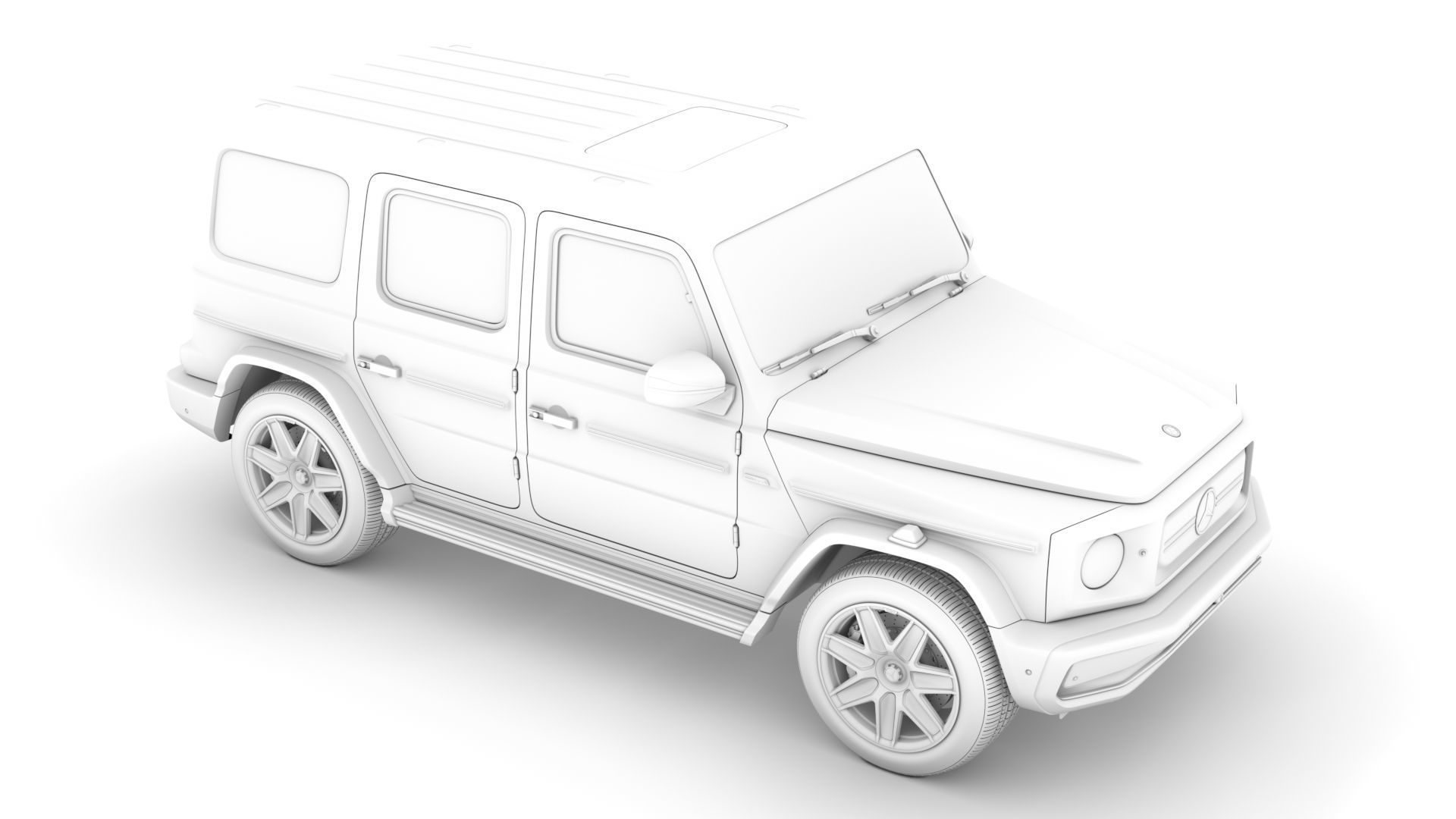 Mercedes Benz EQG 2022 3D model_26