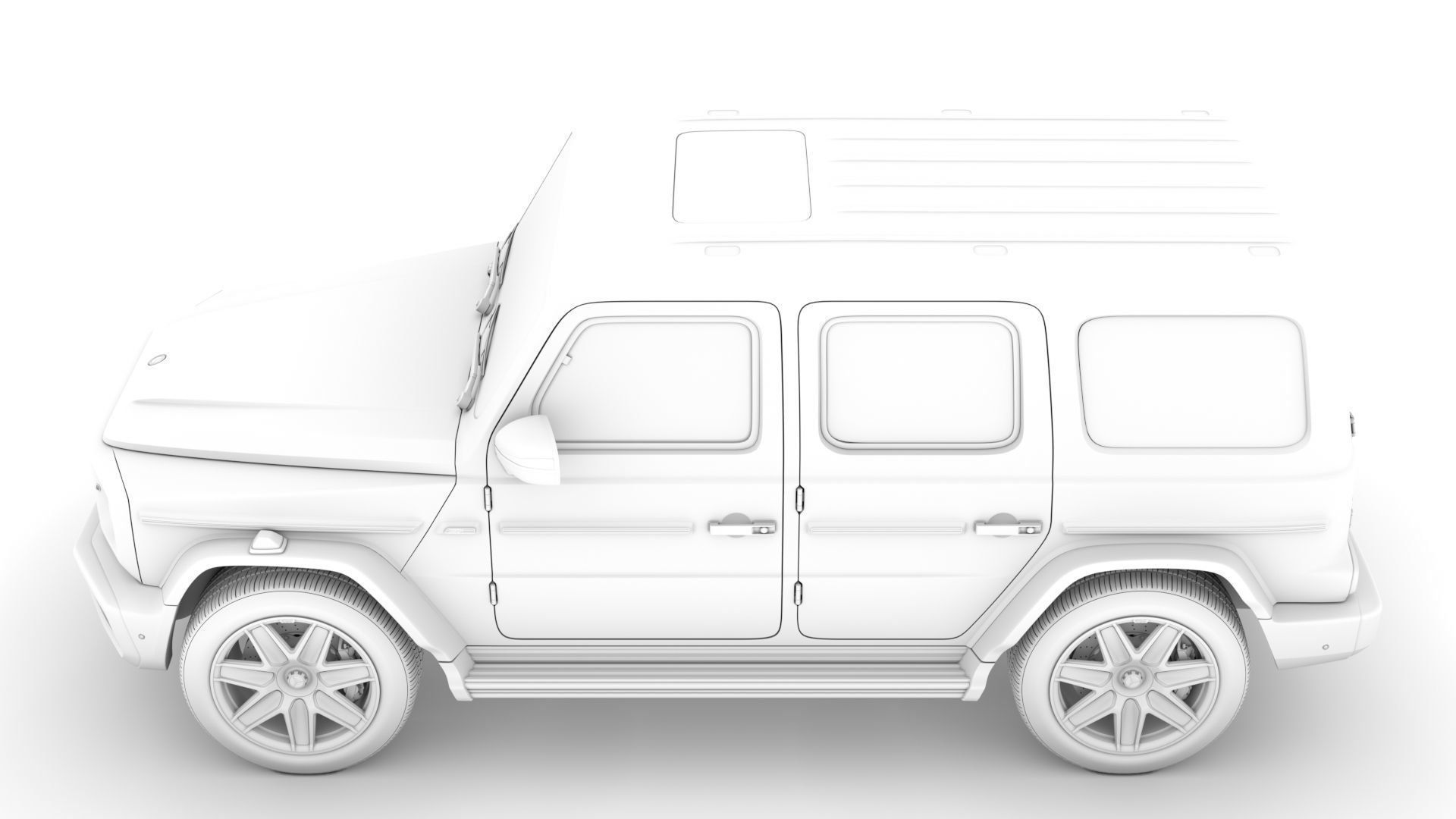 Mercedes Benz EQG 2022 3D model_18