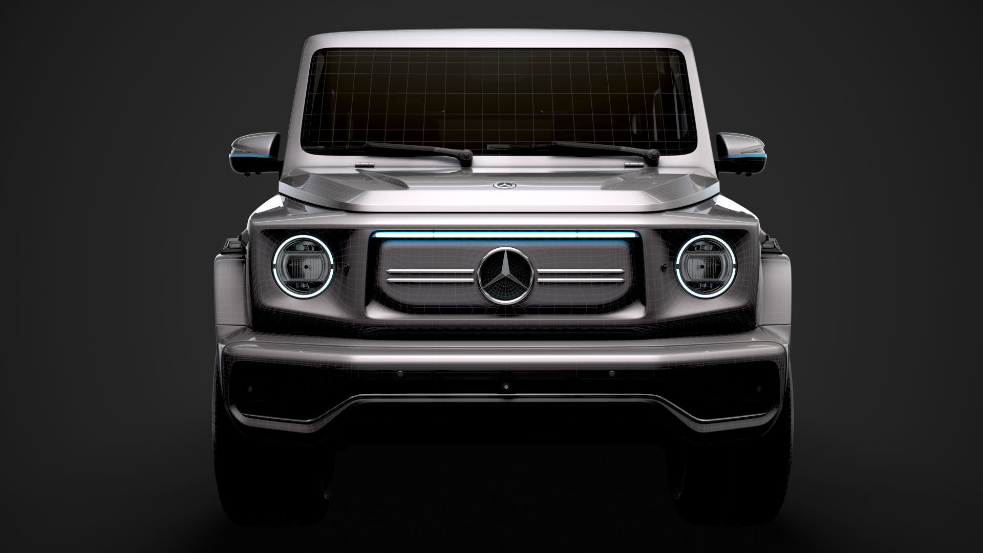 Mercedes Benz EQG 2022 3D model_37