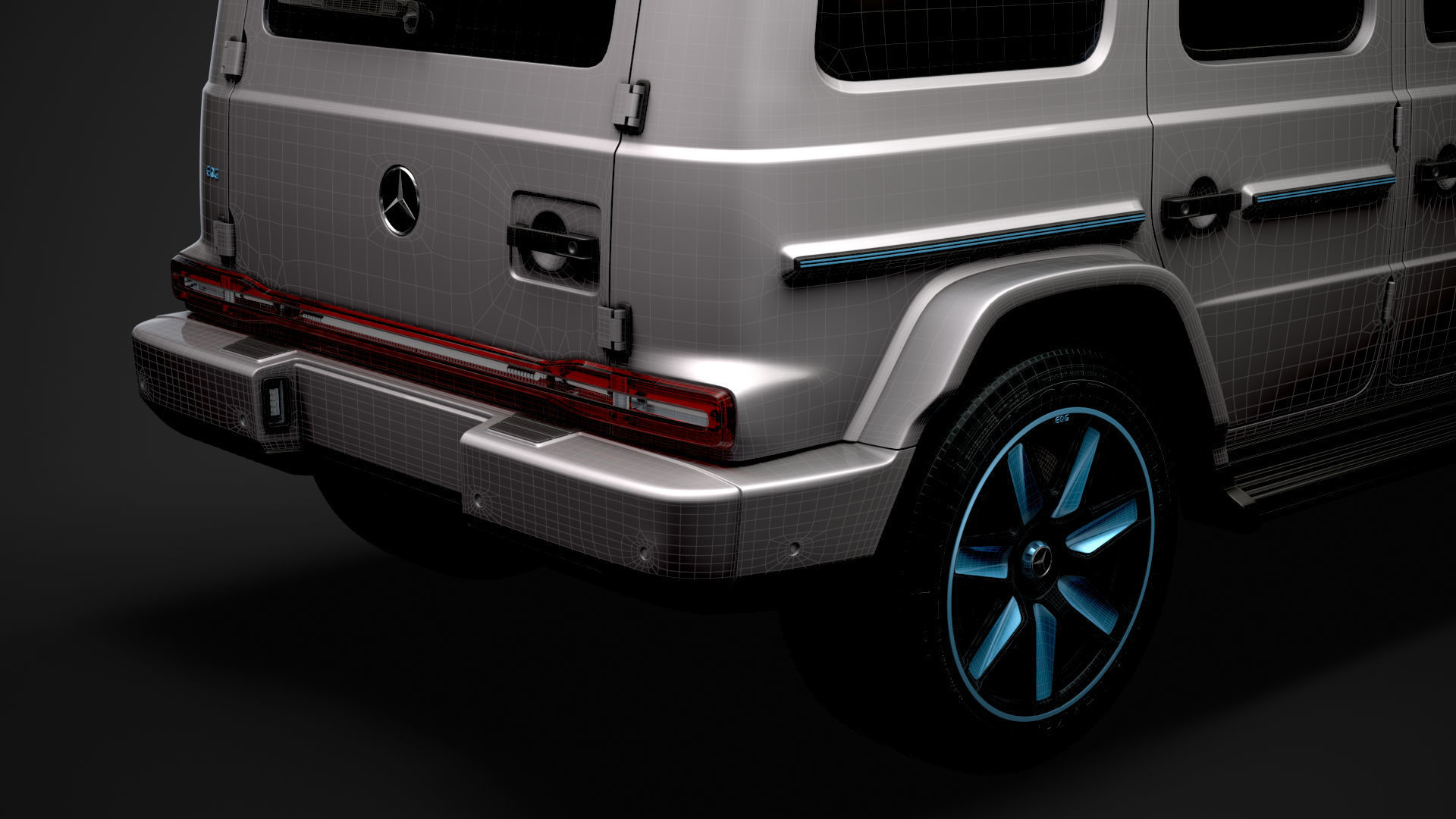 Mercedes Benz EQG 2022 3D model_38