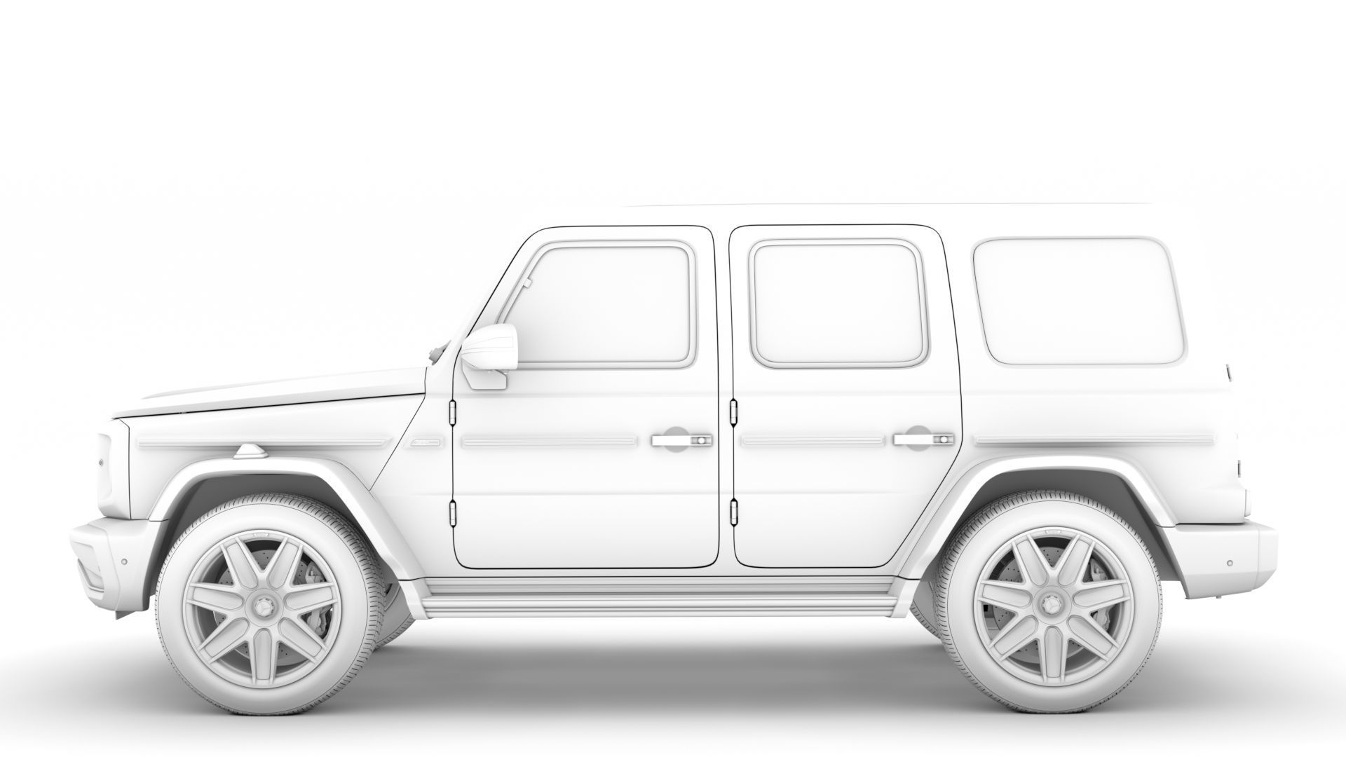 Mercedes Benz EQG 2022 3D model_19