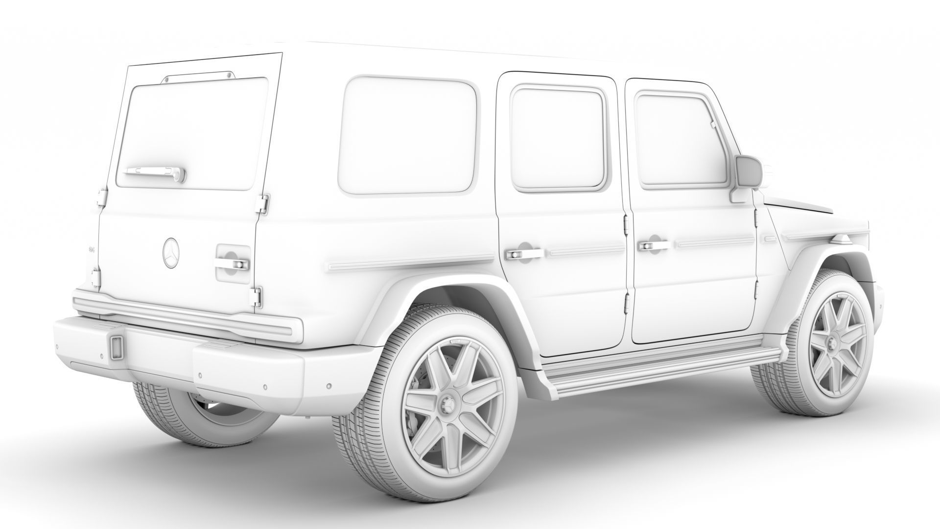 Mercedes Benz EQG 2022 3D model_16