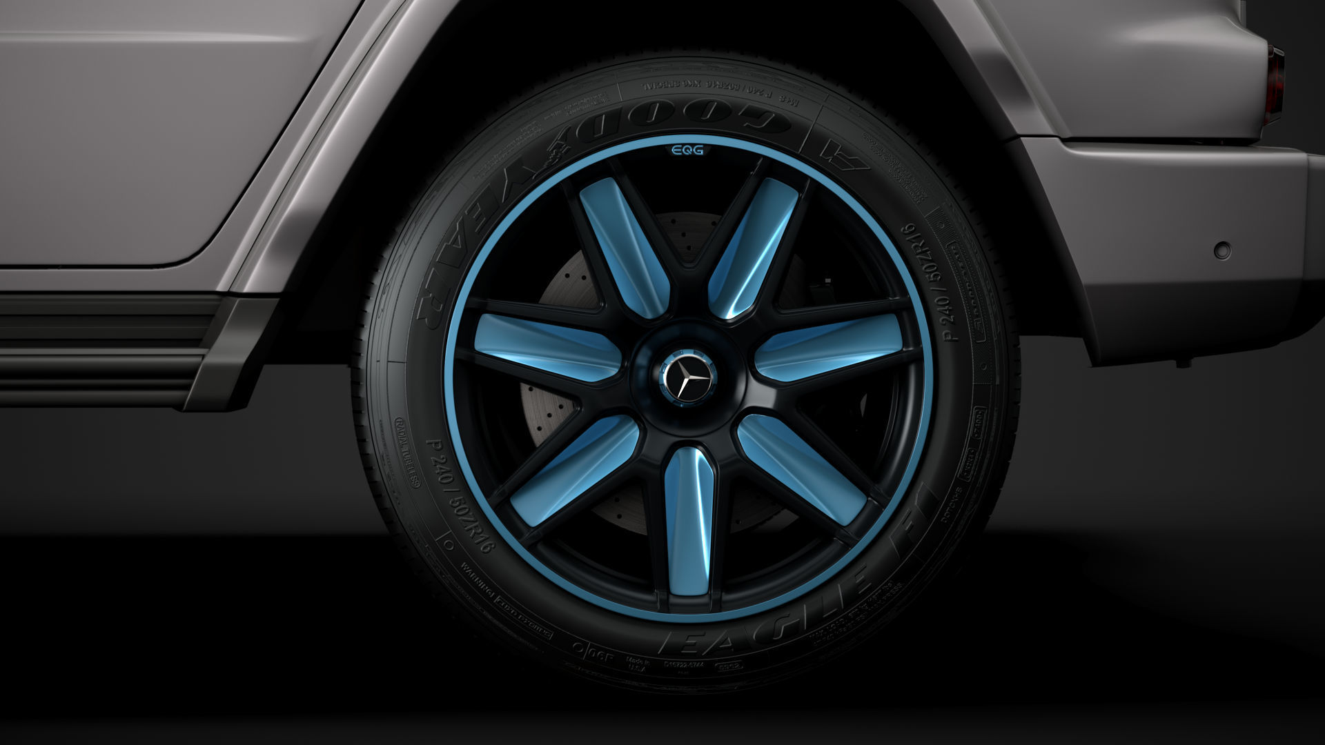 Mercedes Benz EQG 2022 3D model_8