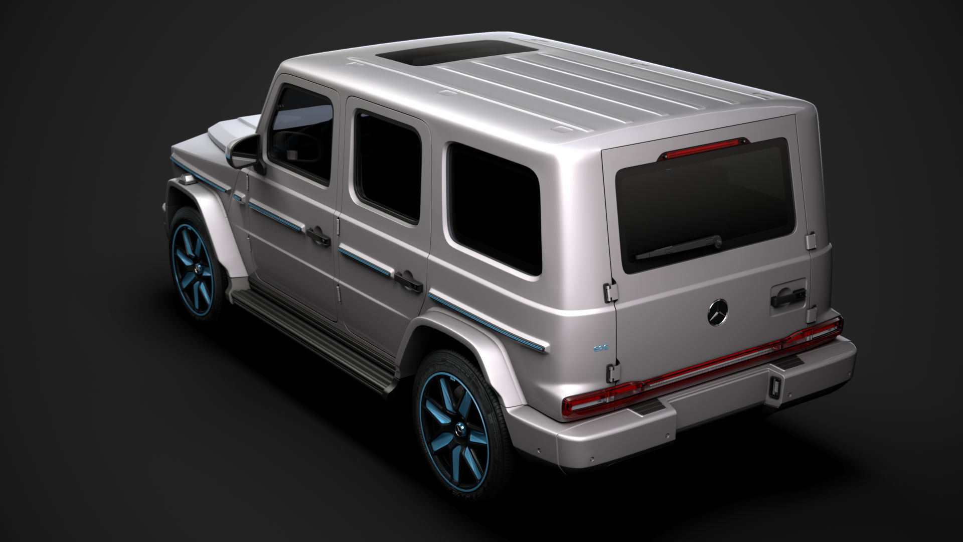 Mercedes Benz EQG 2022 3D model_5