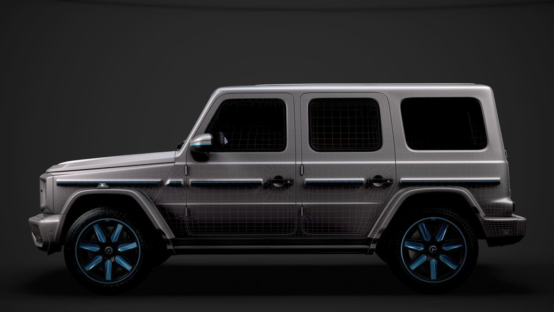 Mercedes Benz EQG 2022 3D model_33