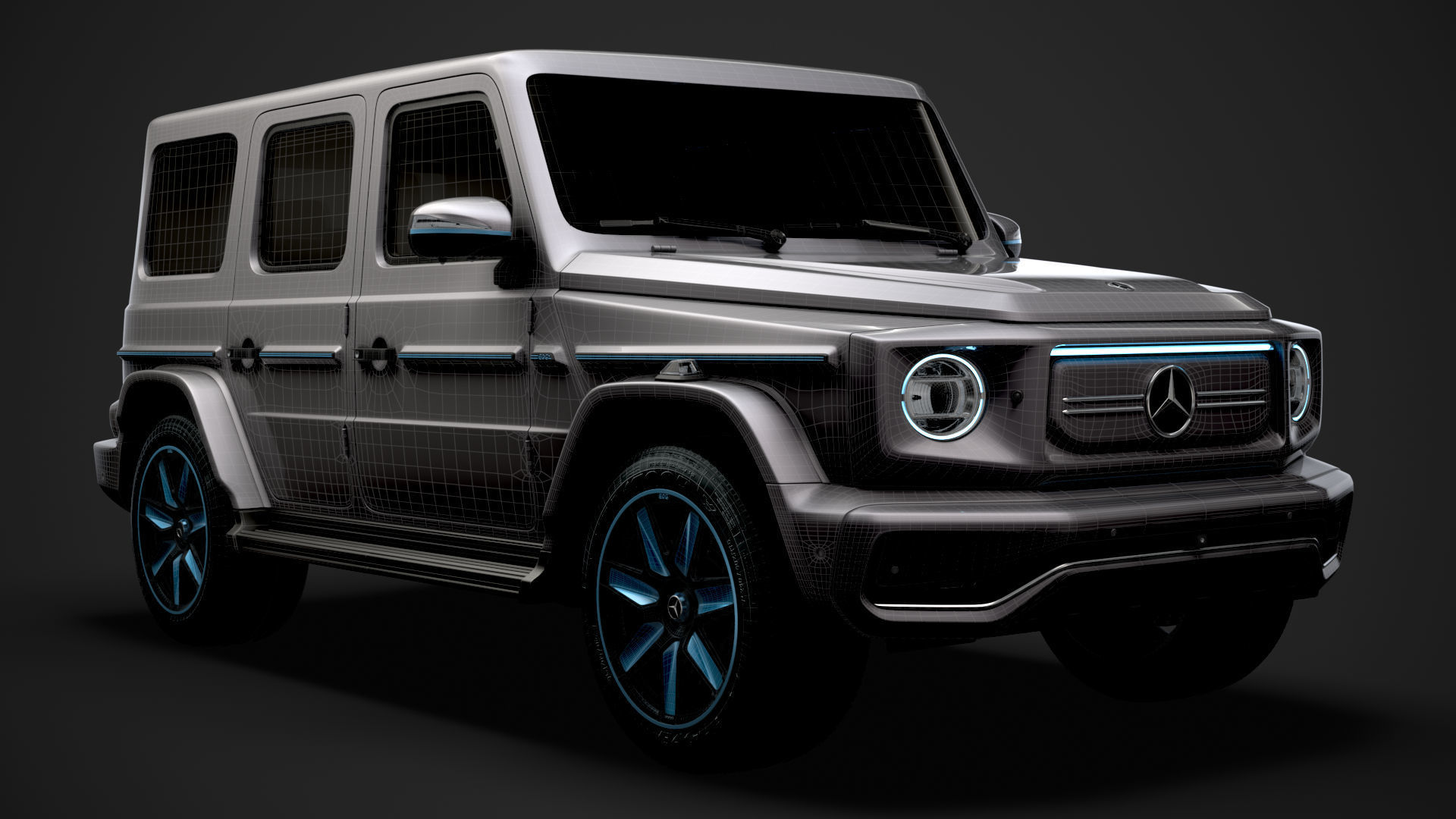 Mercedes Benz EQG 2022 3D model_28