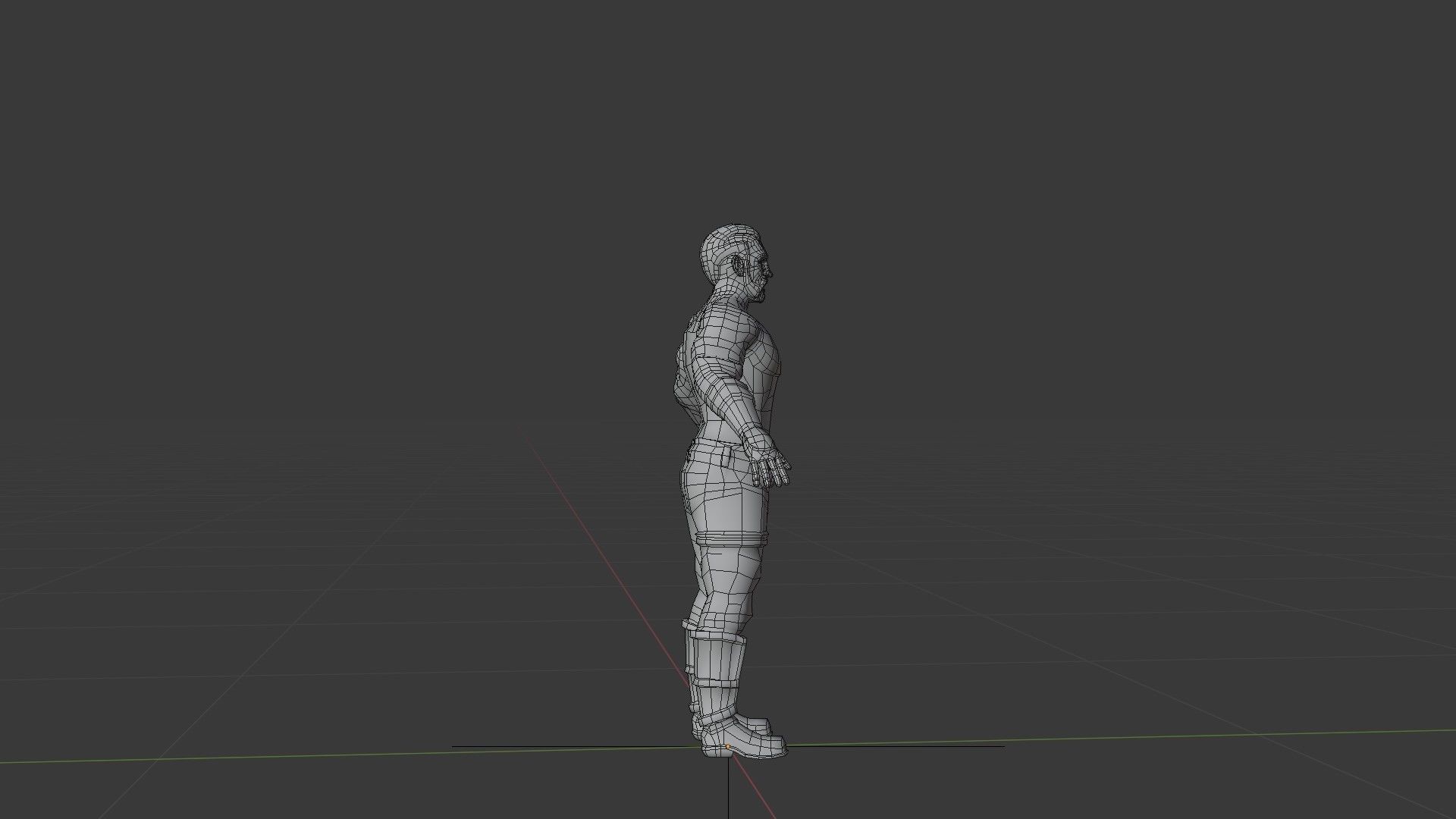 Barbarian Warrior Low-poly 3D model_48