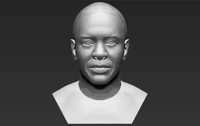 Dr Dre bust 3D printing ready stl obj formats 3D print model