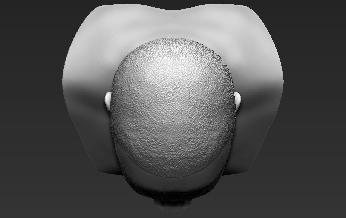 Dr Dre bust 3D printing ready stl obj formats 3D print model_14