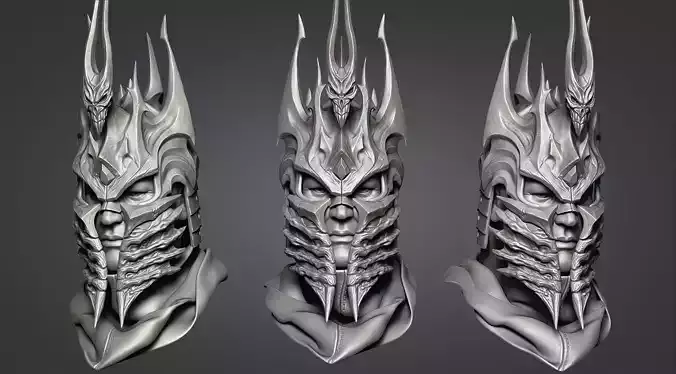 Lich King  Helmet - Helm of Domination 3D print model