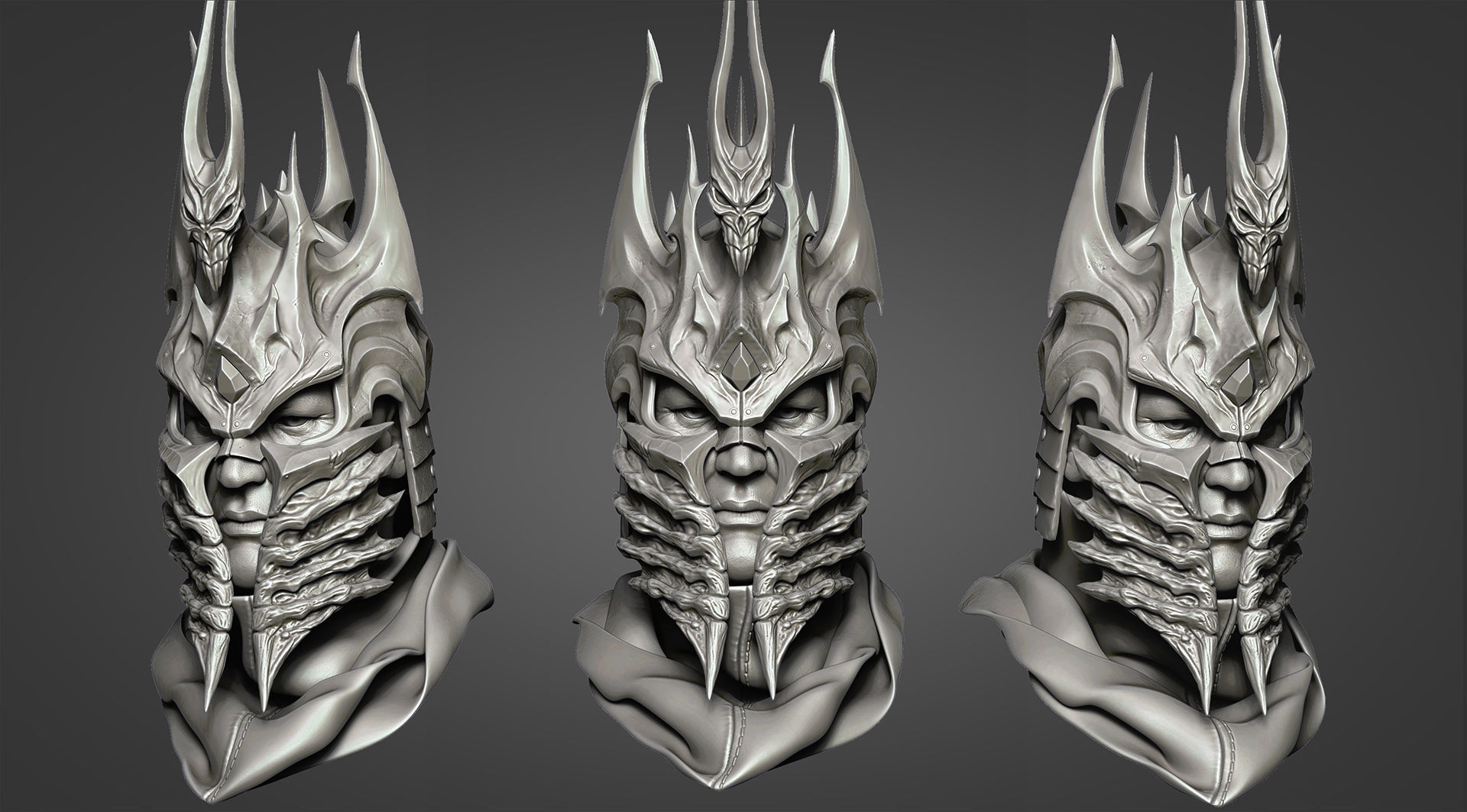 Lich King  Helmet - Helm of Domination 3D print model_0