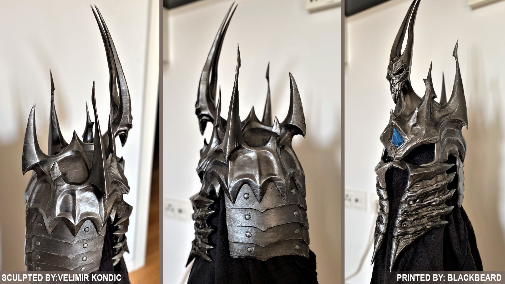 Lich King  Helmet - Helm of Domination 3D print model_4