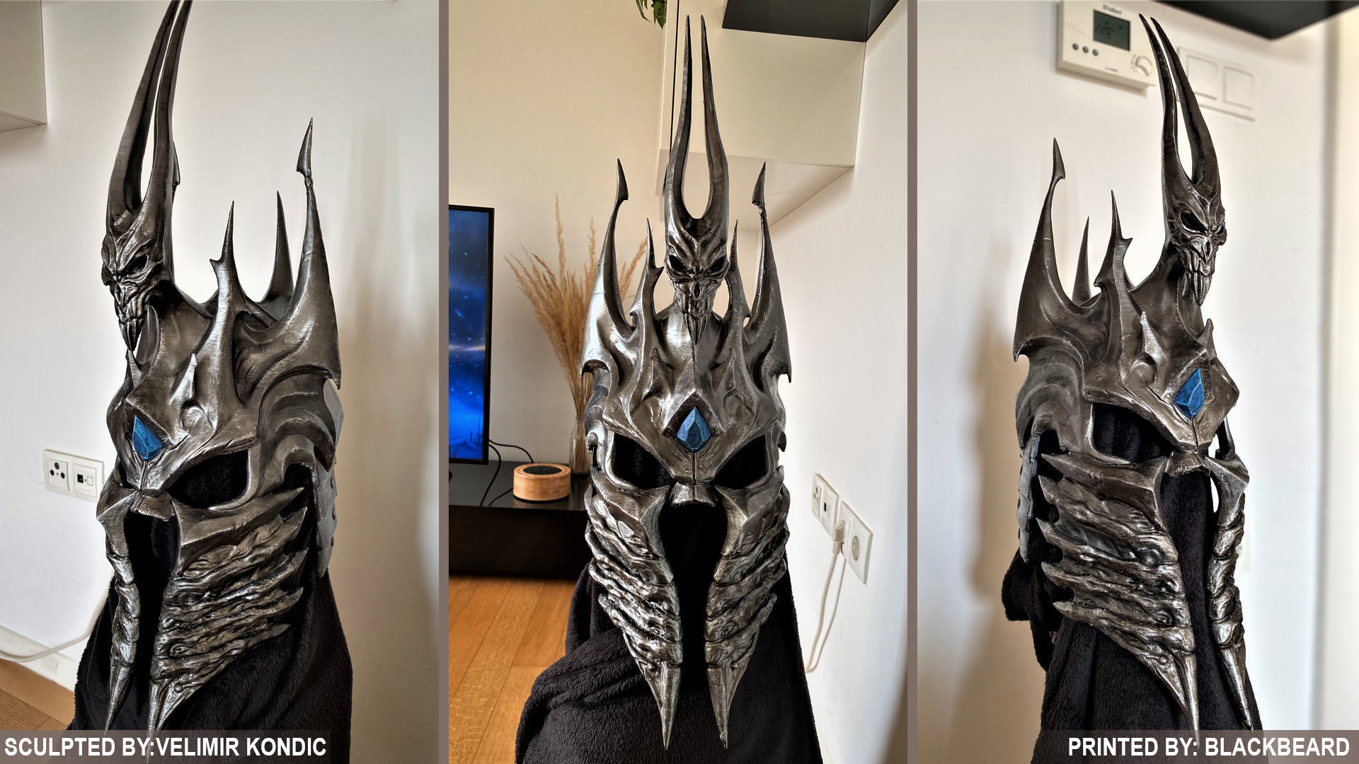 Lich King  Helmet - Helm of Domination 3D print model_5
