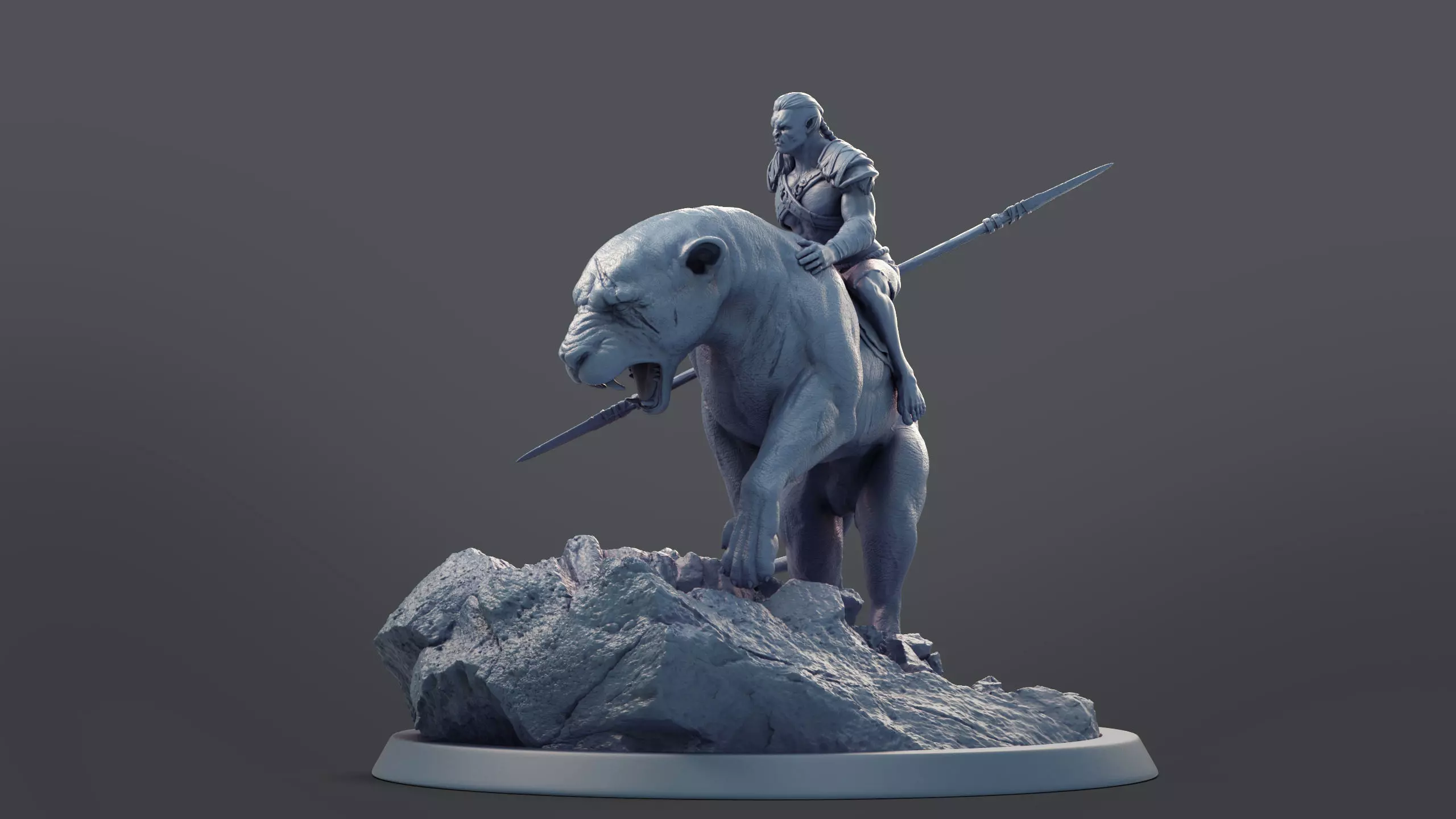 Orc Mounted 3D print model