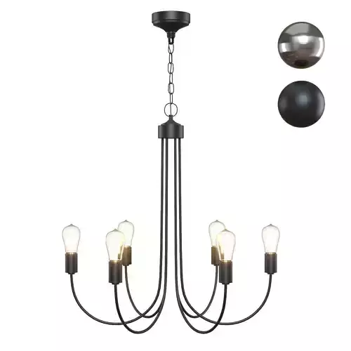 Oakton Chandelier - Crate and Barrel 
