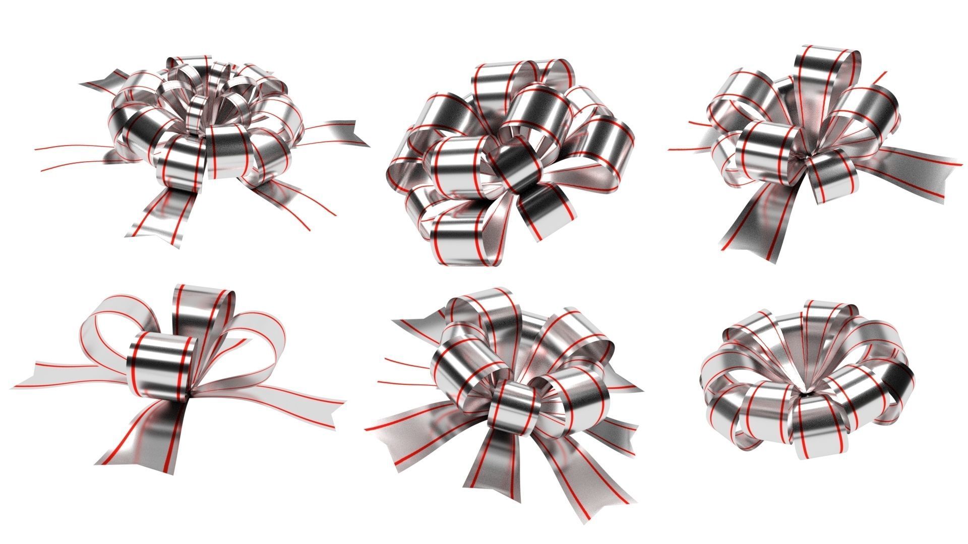 gift bow 3D model_3