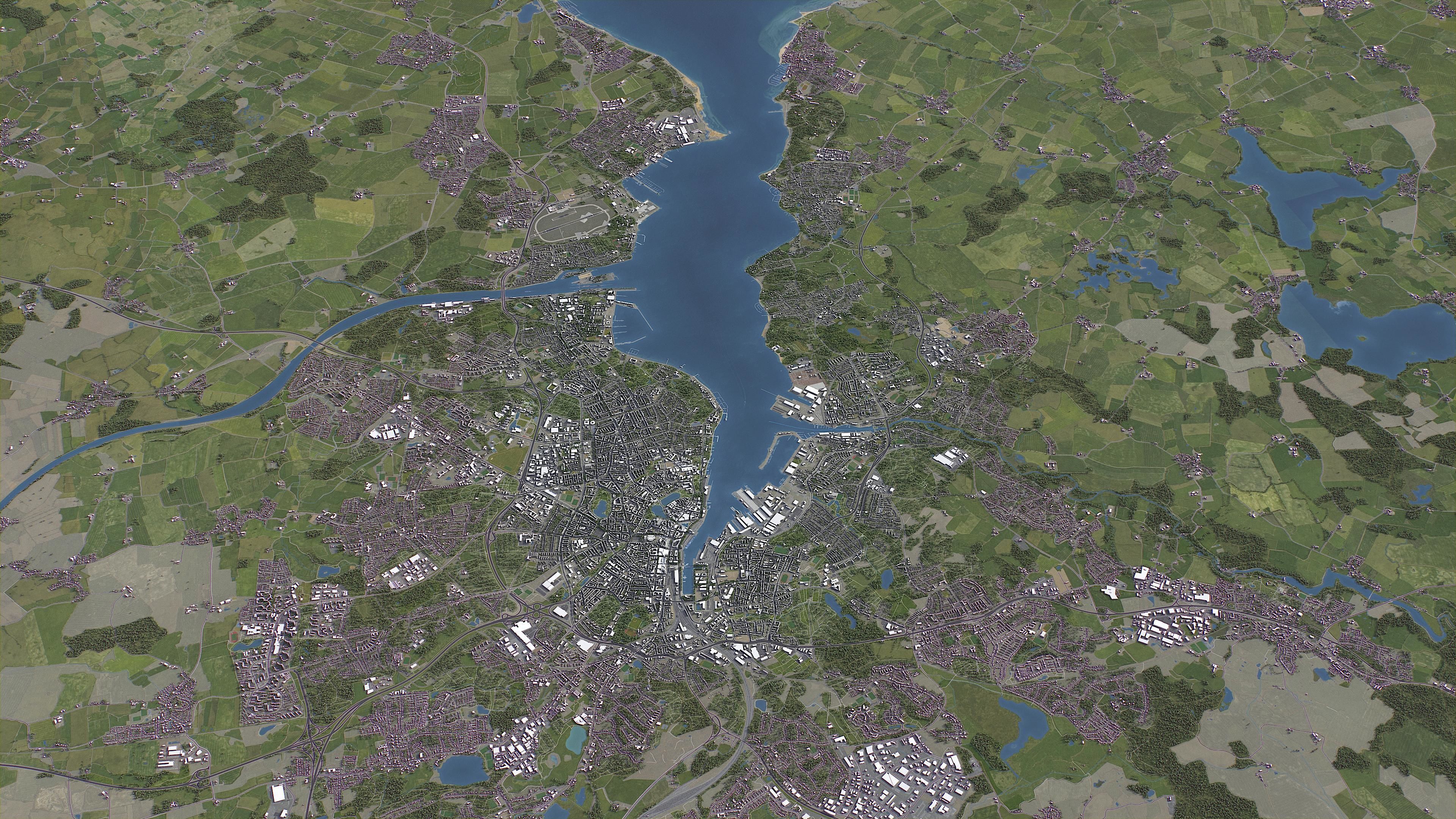 Kiel - 3D City Model Low-poly 3D model_17