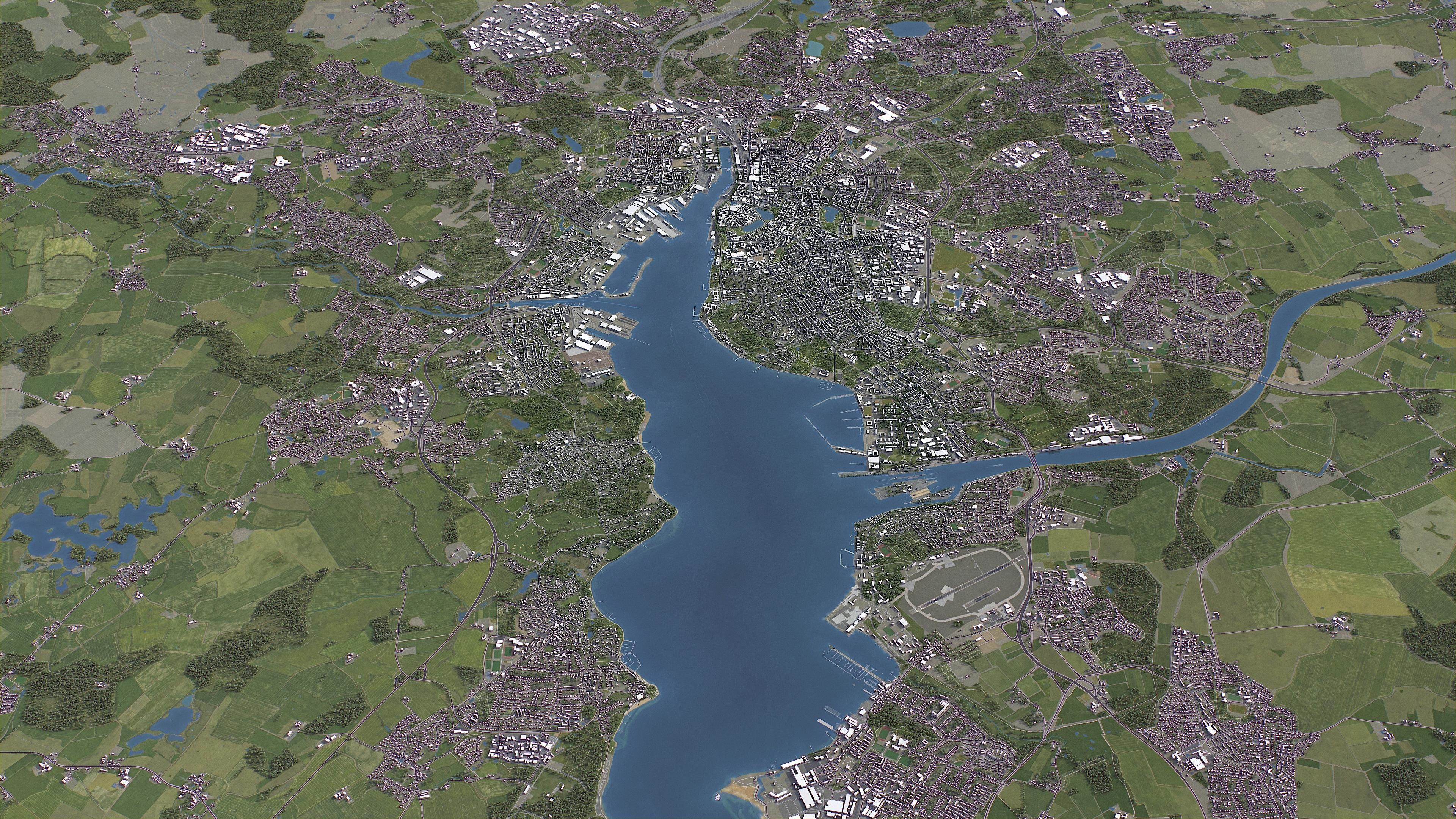 Kiel - 3D City Model Low-poly 3D model_18