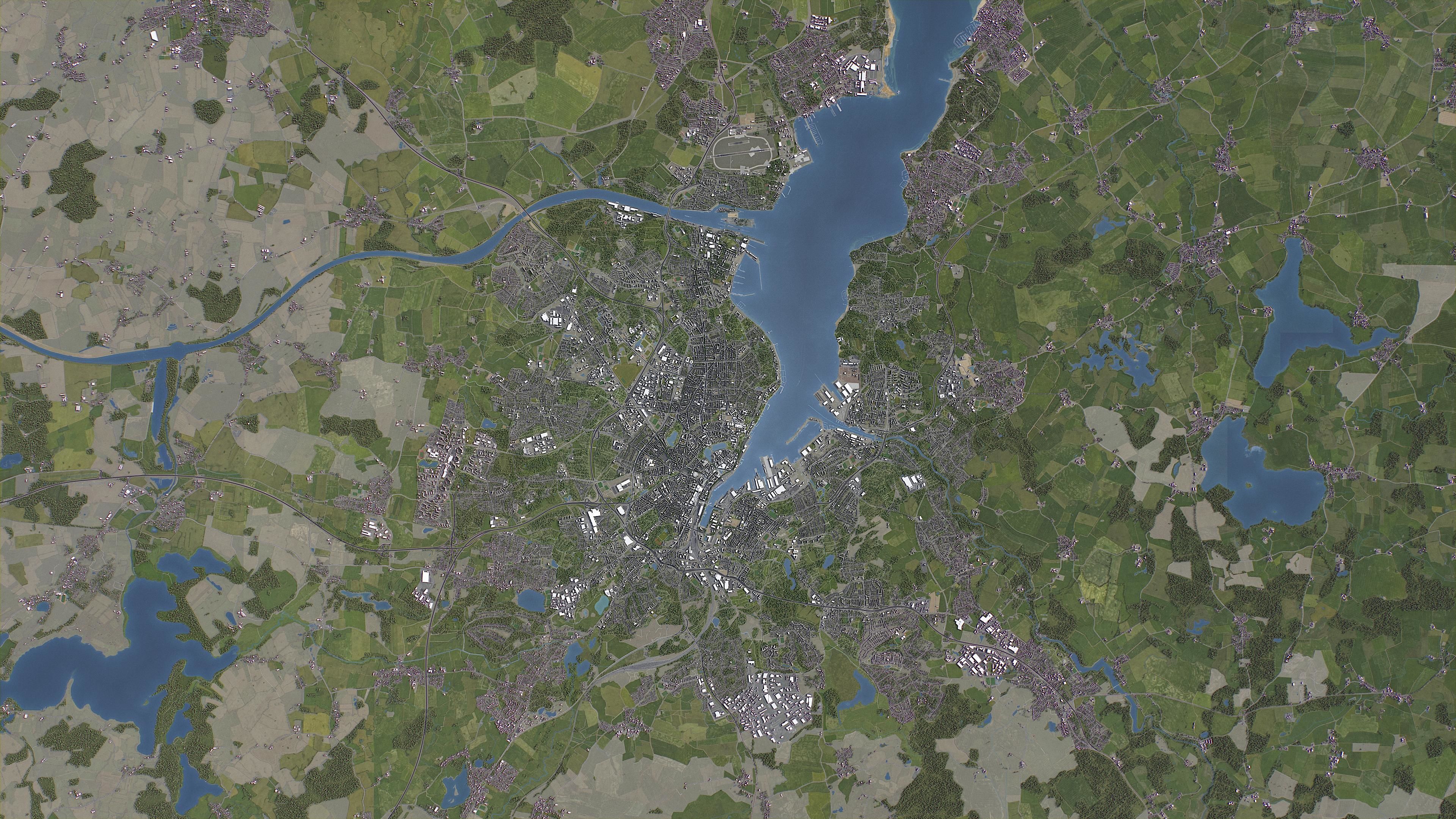 Kiel - 3D City Model Low-poly 3D model_21