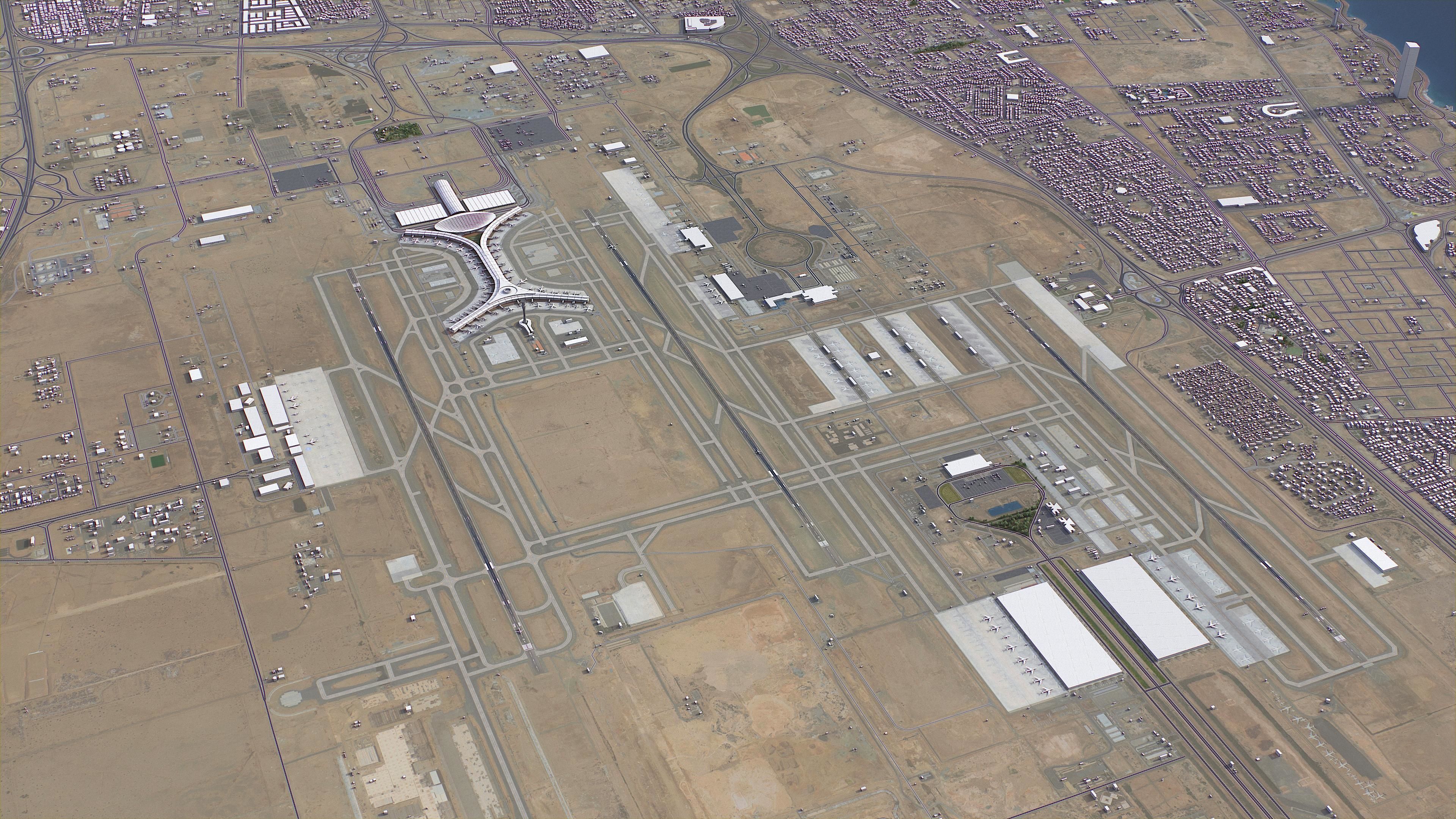 Jeddah - 3D City Model Low-poly 3D model_21