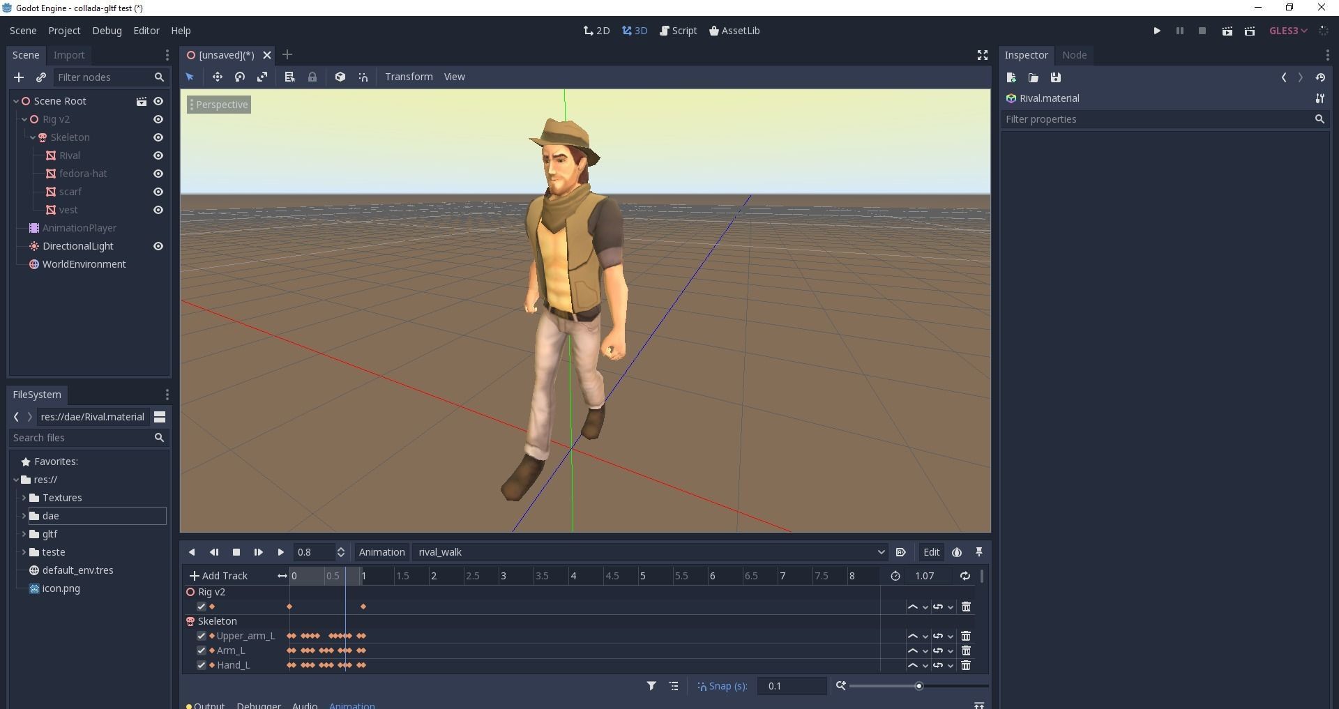Mobile Hero -  The Rival - With 2D style Animations Low-poly 3D model_32
