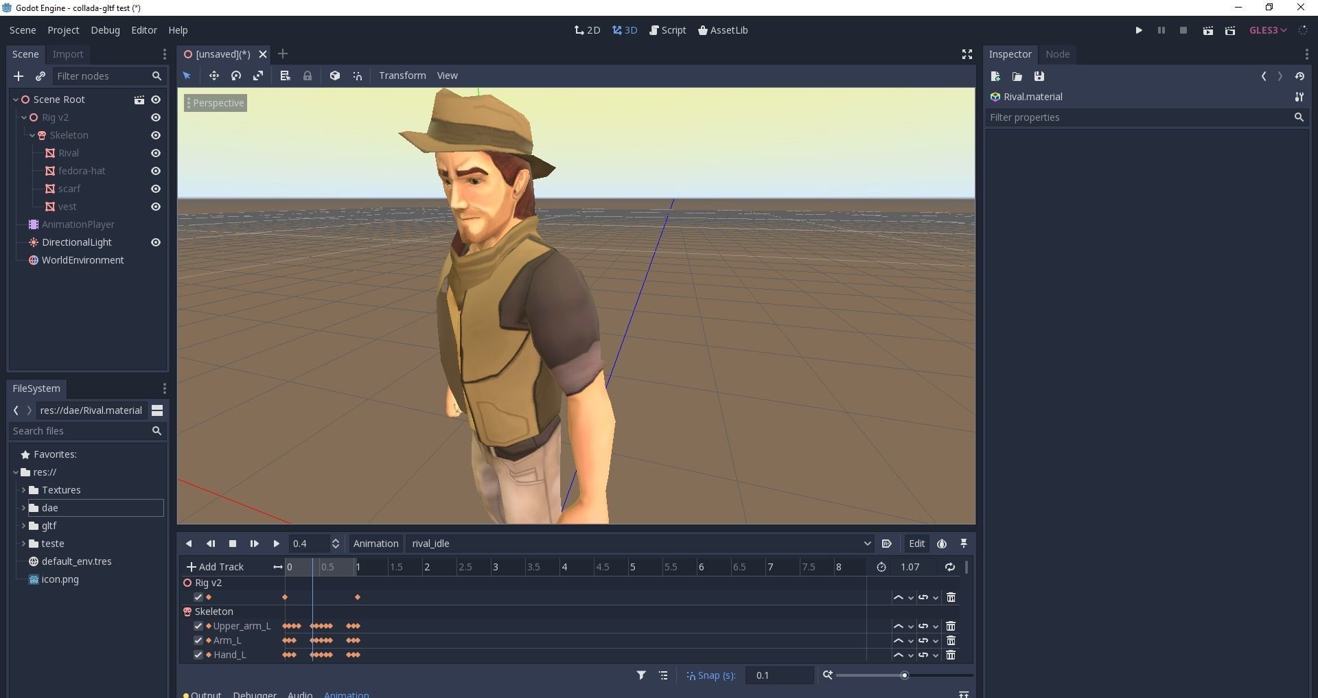 Mobile Hero -  The Rival - With 2D style Animations Low-poly 3D model_30