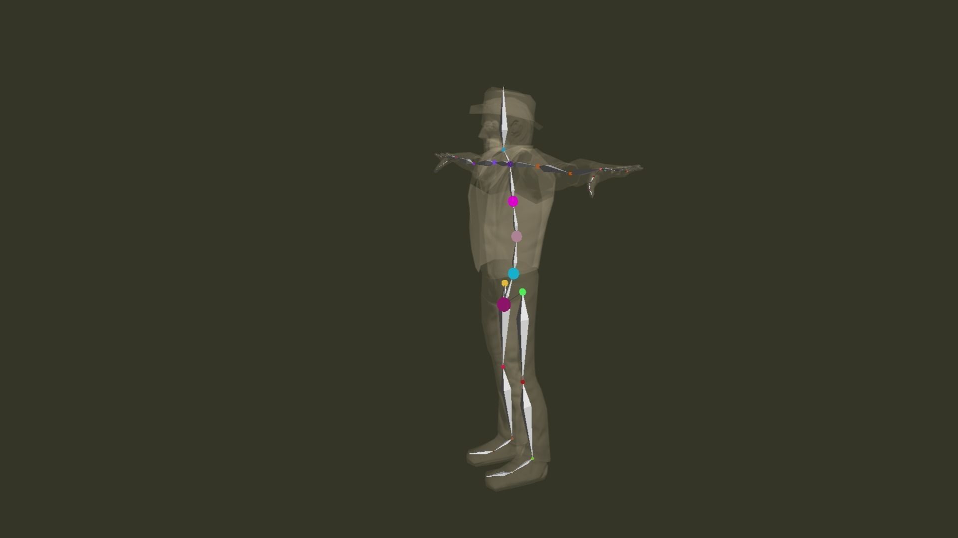 Mobile Hero -  The Rival - With 2D style Animations Low-poly 3D model_29