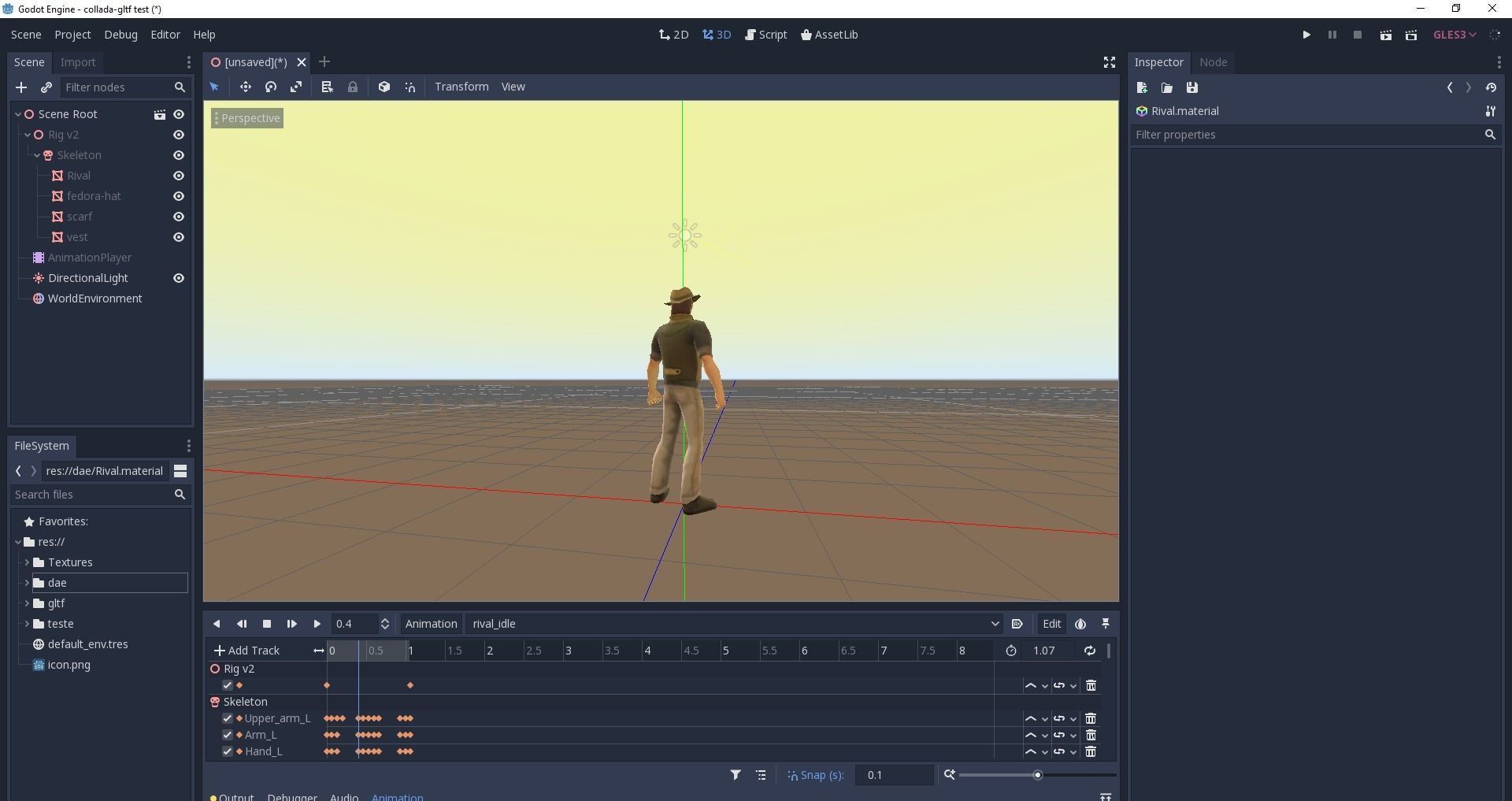 Mobile Hero -  The Rival - With 2D style Animations Low-poly 3D model_31