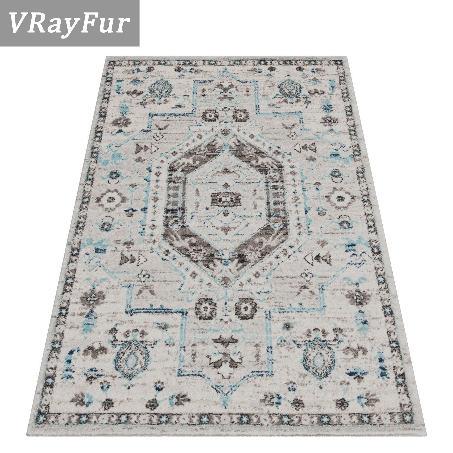 Rug Set 201 3D model_2