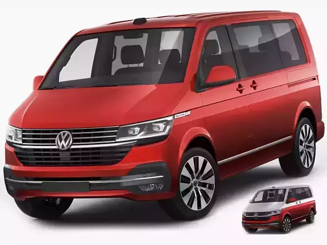 VW Multivan and Bulli T61 2020 3D model