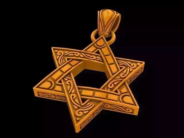 Star of David with ornament