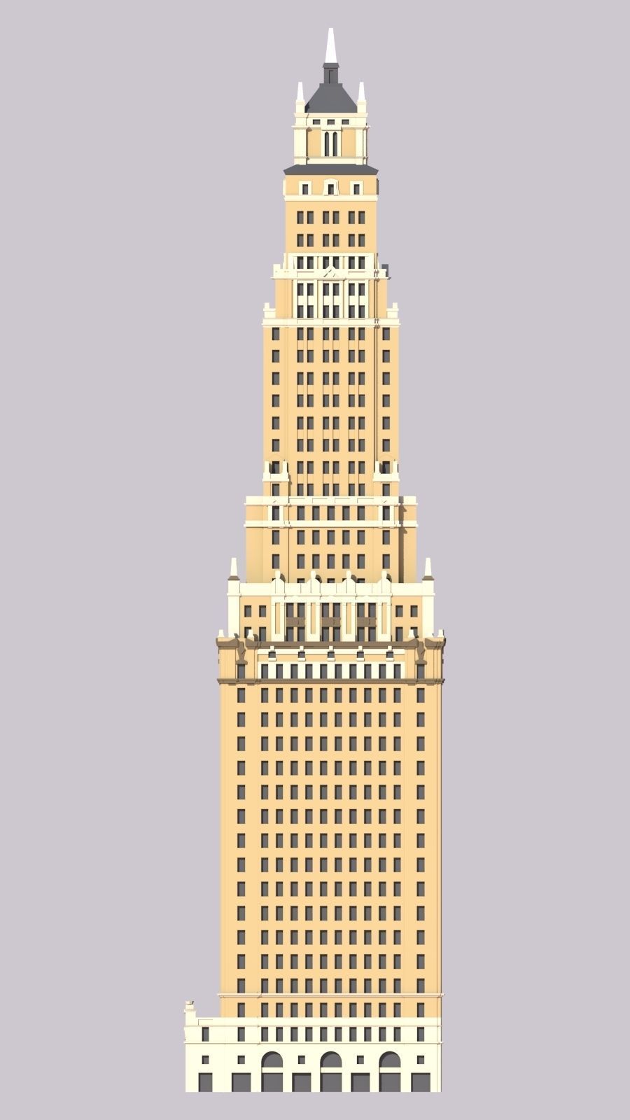 Ritz Tower 3D print model_2