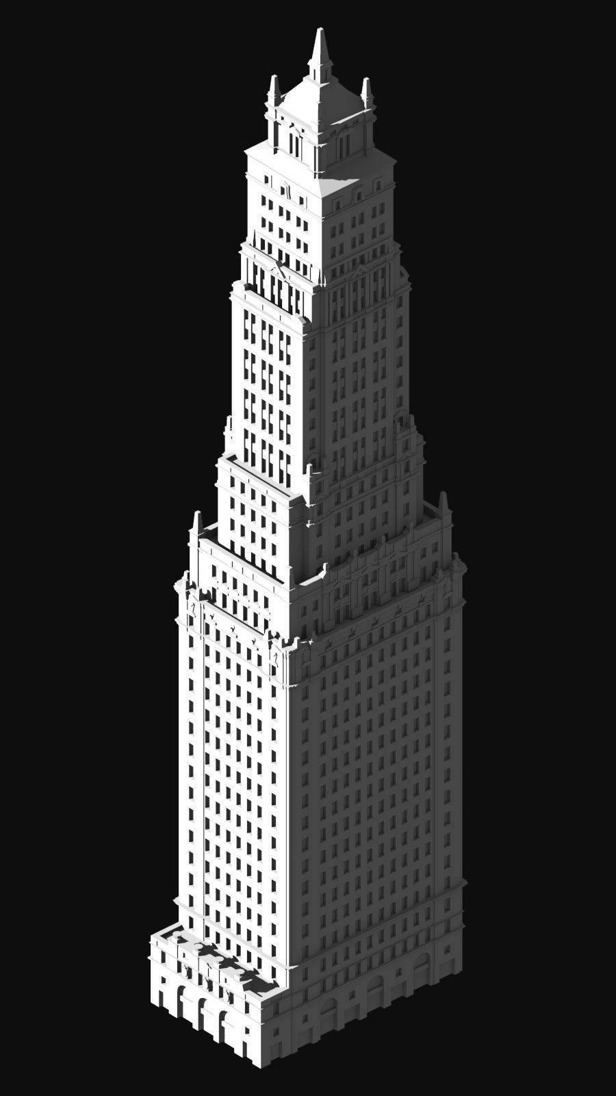 Ritz Tower 3D print model_4