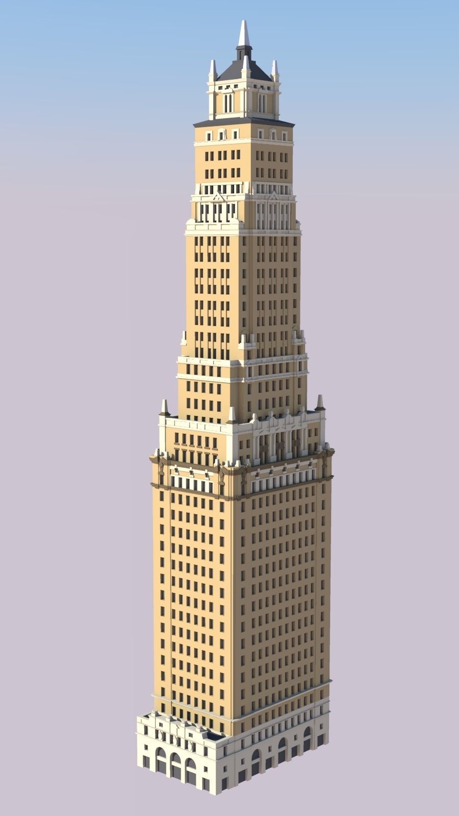 Ritz Tower 3D print model_1