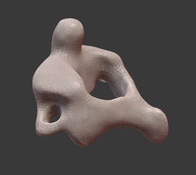 Spine and skull 3D print model_17