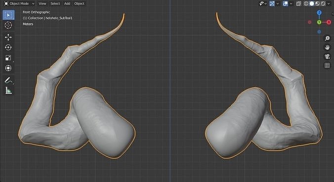 Devil Horns  3D model