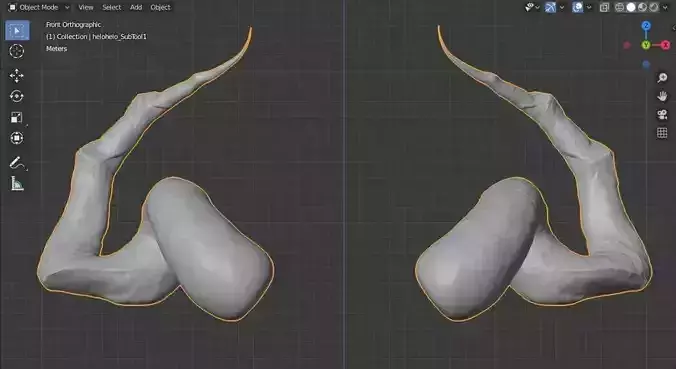 Devil Horns  3D model