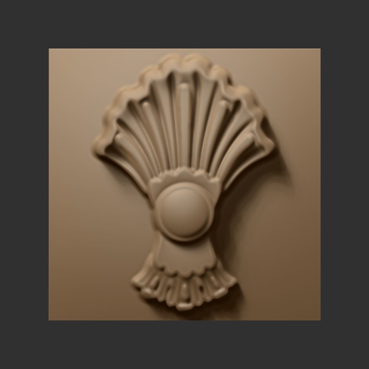 29 VDM Brushes of Decor ornaments for ZBrush 3D model_32