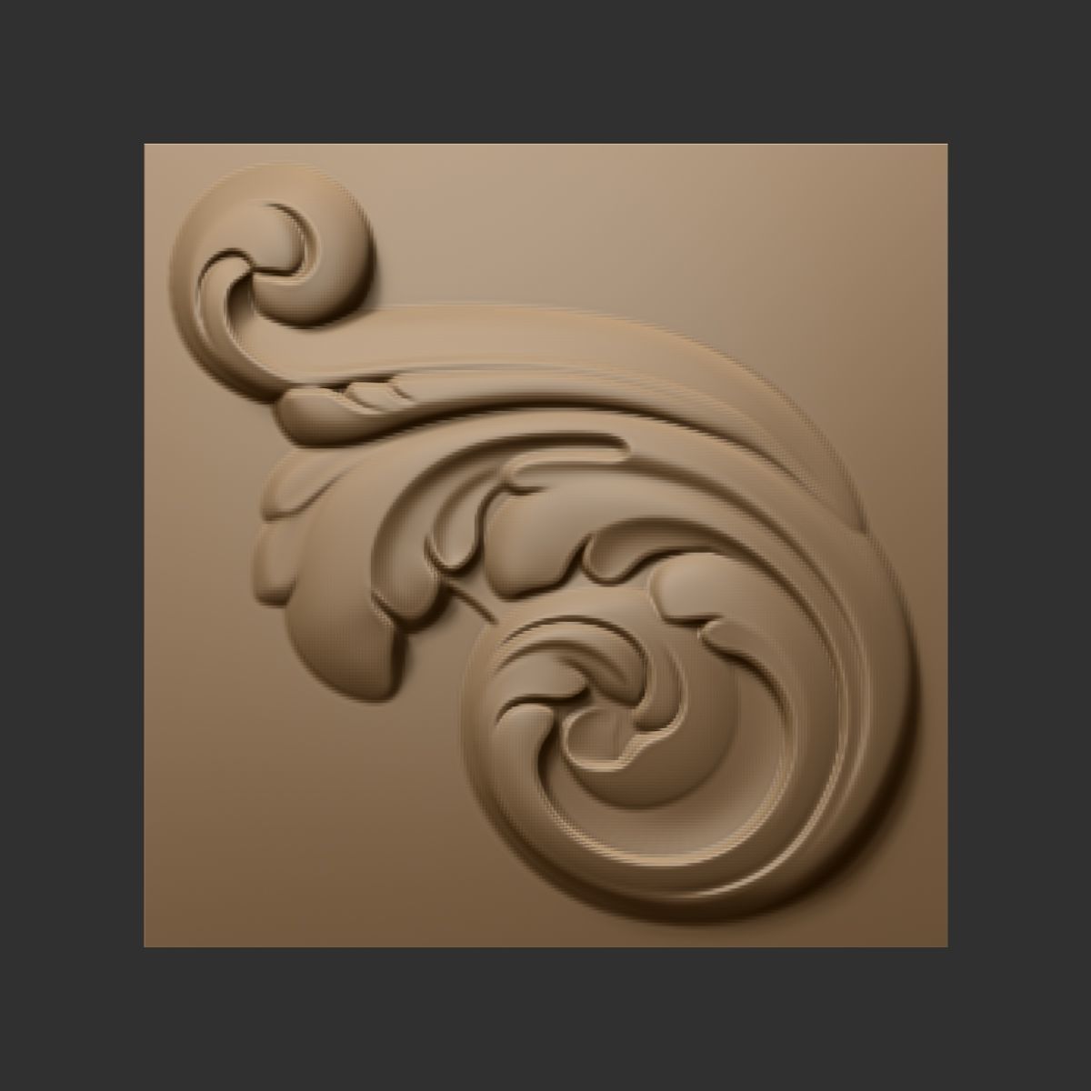 29 VDM Brushes of Decor ornaments for ZBrush 3D model_12