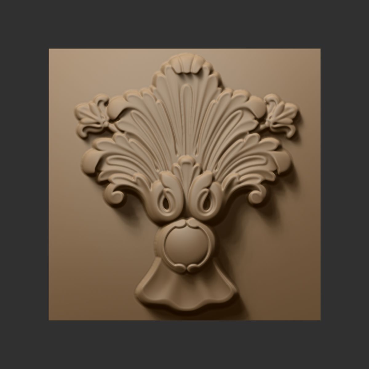 29 VDM Brushes of Decor ornaments for ZBrush 3D model_22