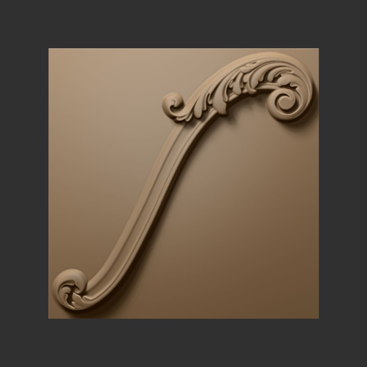 29 VDM Brushes of Decor ornaments for ZBrush 3D model_5