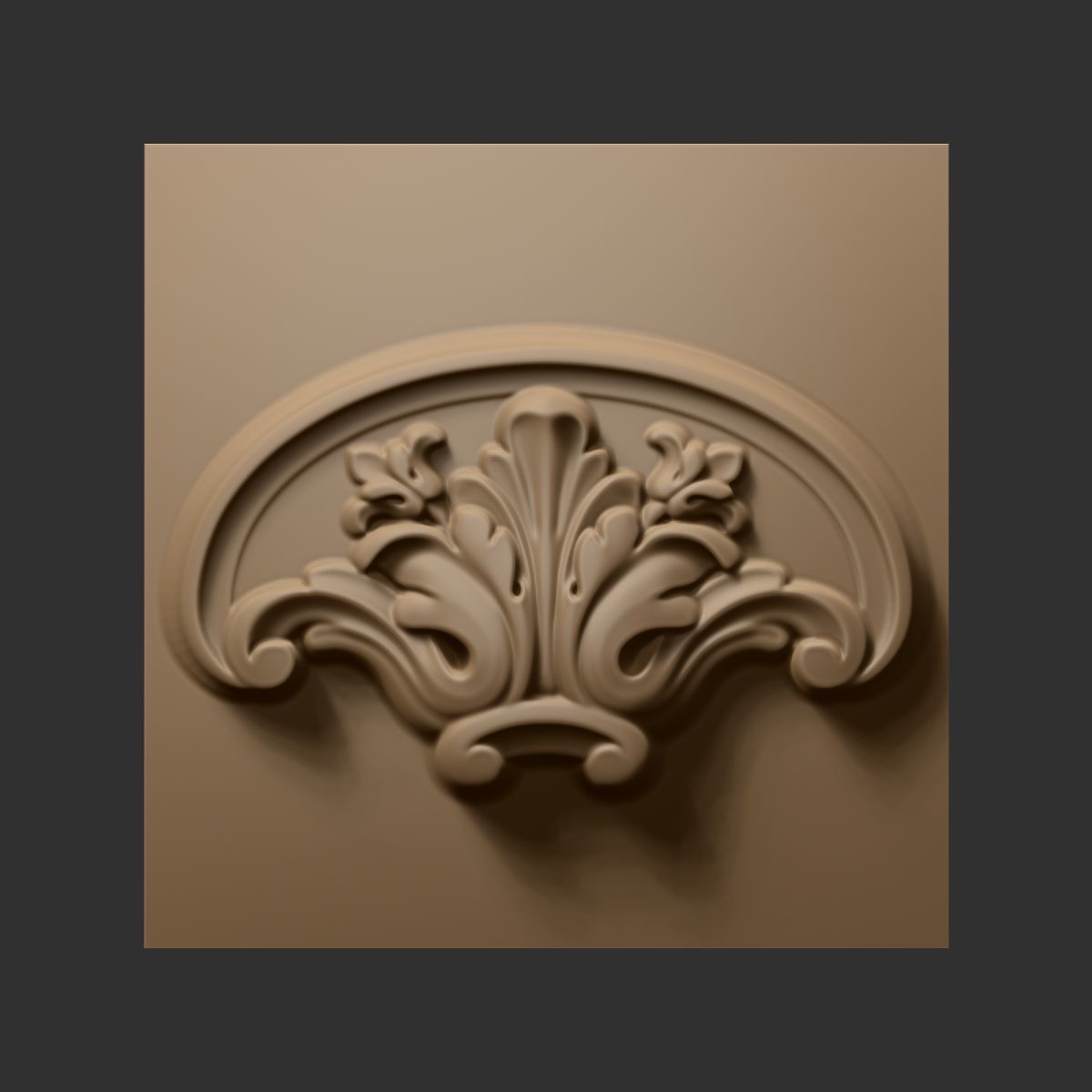 29 VDM Brushes of Decor ornaments for ZBrush 3D model_28