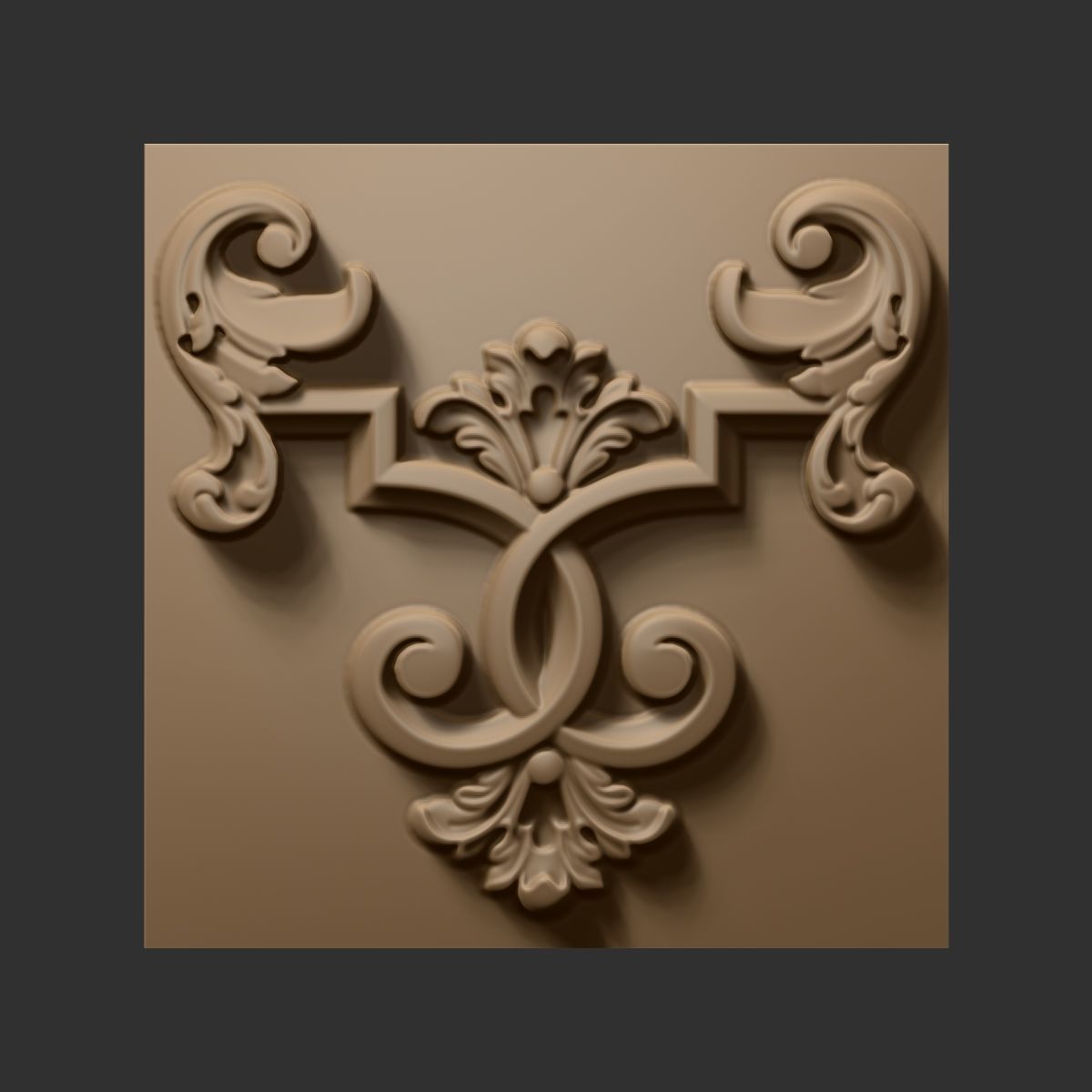 29 VDM Brushes of Decor ornaments for ZBrush 3D model_26