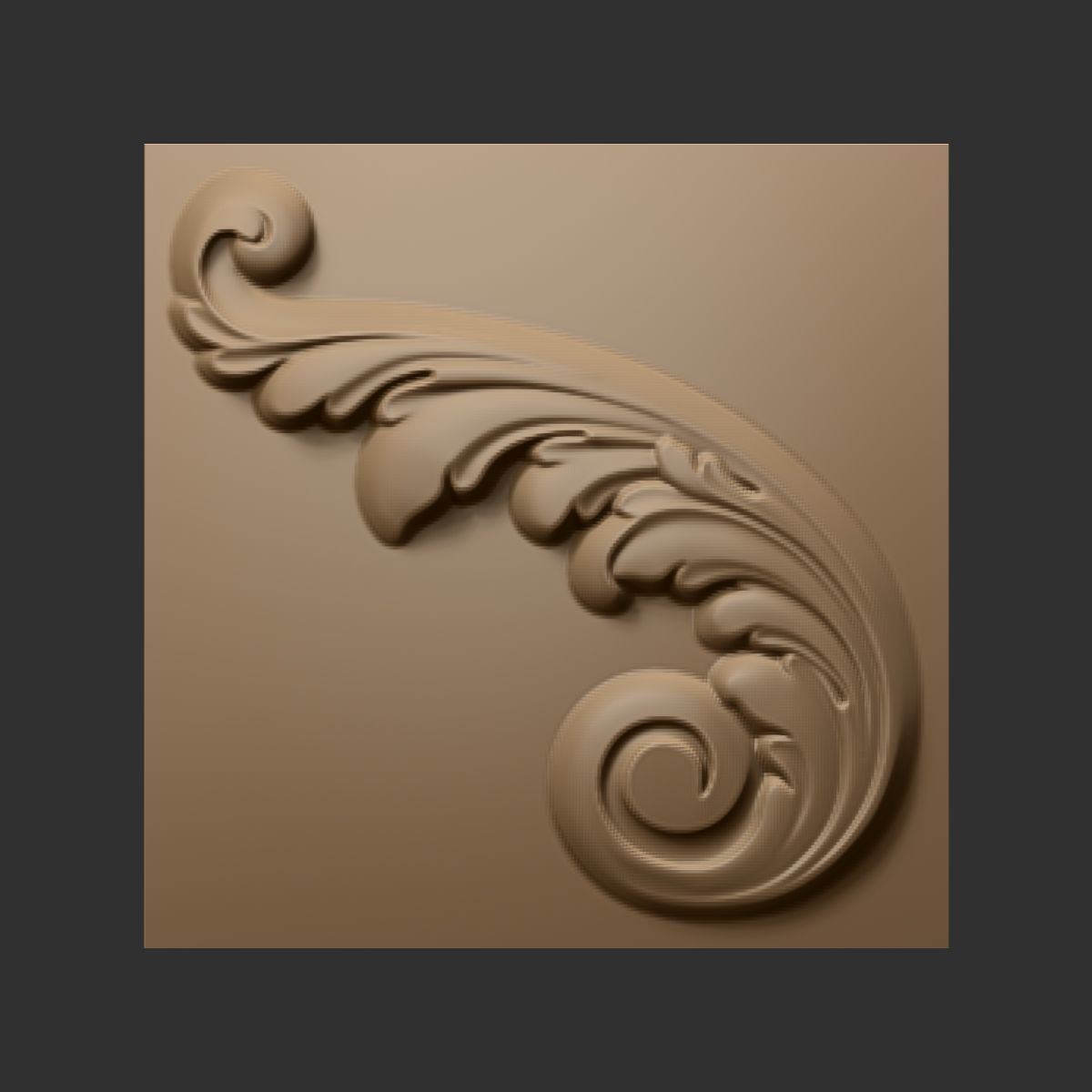 29 VDM Brushes of Decor ornaments for ZBrush 3D model_13